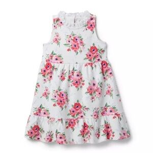 Janie and Jack Floral Halter Ponte Dress Size 4